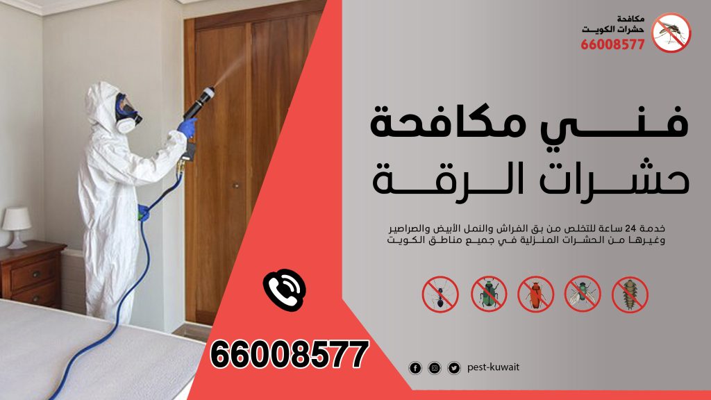 شركة فني مكافحة حشرات الرقة 66008577